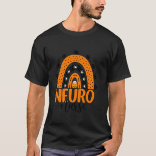 Camiseta Enfermeira Neuro Arco-íris Neurociência Enfermagem