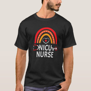 Camiseta Enfermeira Nicu Arco-Íris Equipe de UTI Neonatal P