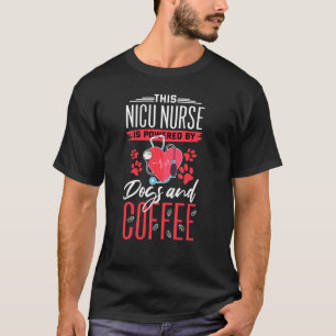 Camiseta Enfermeira Nicu Cachorro Café Enfermeira de UTI