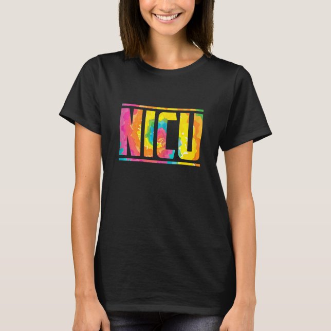 Camiseta Enfermeira Nicu Colorida (Frente)