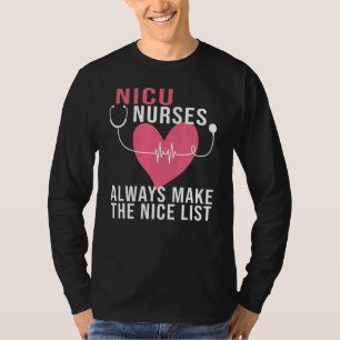 Camiseta Enfermeira Nicu Sempre Faz A Enfermeira De Lista L