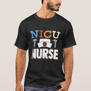 Camiseta Enfermeira Nicu Uti Cuidado De Enfermagem Neonatal