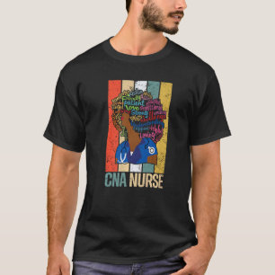 Camiseta Enfermeira Nna Negra Para Melanina Nu Afro-America