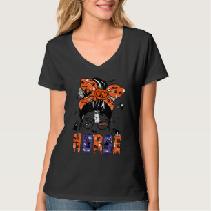 Camiseta Enfermeira Óculos de Arma Mensageiros Enfermando