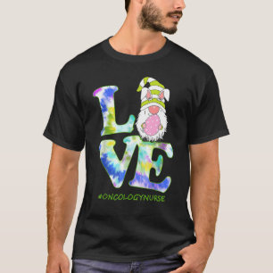 Camiseta Enfermeira Oncologia Enfermeira Tie Dye Happy East