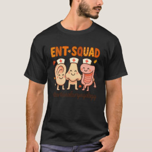 Camiseta Enfermeira ORL Enfermeira de Orelha Nariz e Gargan