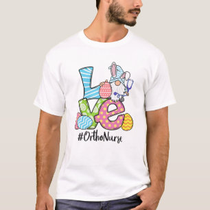 Camiseta Enfermeira Orthu Páscoa Bonita Felz pascoa Orelha 