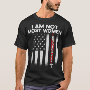Camiseta Enfermeira Ortopedia Maioria das Mulheres Enfermag
