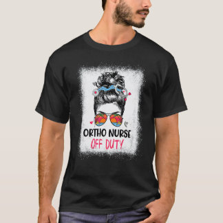 Camiseta Enfermeira Ortopédica Fora do Trabalho Estetoscópi