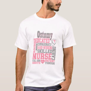 Camiseta Enfermeira Ostomia Cancer Colônico Stoma Bag Croh