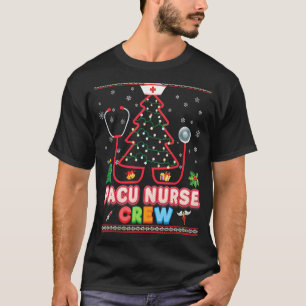 Camiseta Enfermeira Pacu Enfermeira Árvore de Natal