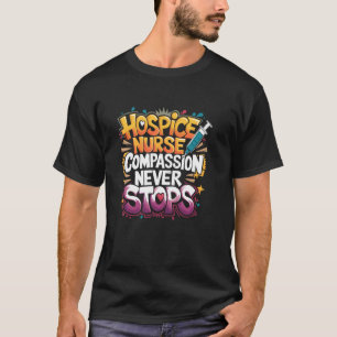Camiseta Enfermeira Paliativista Design de Enfermagem Hospi