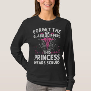 Camiseta Enfermeira Para Mulheres Legal Esta Princesa Veste