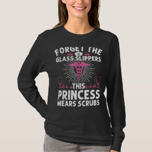 Camiseta Enfermeira Para Mulheres Legal Esta Princesa Veste