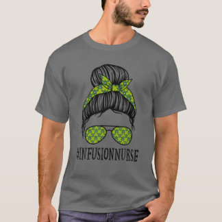 Camiseta Enfermeira para perfusão Mulheres Dia de São Patrí