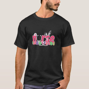 Camiseta Enfermeira, Páscoa, Coelho, Orelhas Páscoa, Ovos, 
