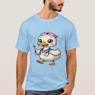 Camiseta Enfermeira Pato Tolo - Presente Hilário para Enfer