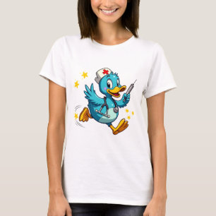 Camiseta Enfermeira Pato Tolo - Presente para Estudantes de