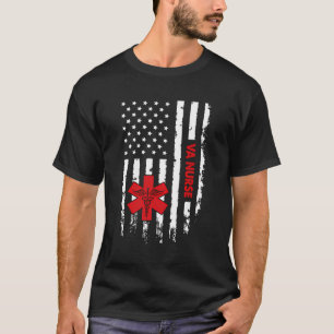 Camiseta Enfermeira Patriot Usa Enfermeira Americana Bandei