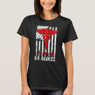 Camiseta Enfermeira Patriot Usa Enfermeira Americana Bandei