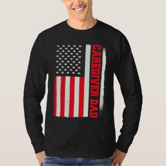 Camiseta Enfermeira Patriótica Cuidadora Cuidador de Enferm