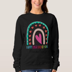 Camiseta Enfermeira pediátrica Feliz Arco-Íris do Último Di