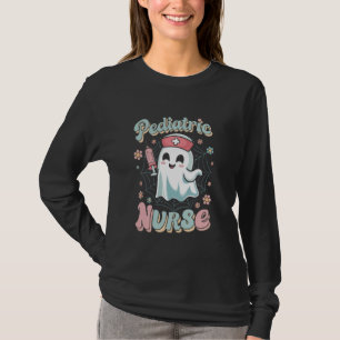 Camiseta Enfermeira pediátrica Figurino do Dia das Bruxas