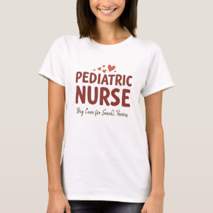 Camiseta Enfermeira Pediátrica – Grande Cuidado para Pequen