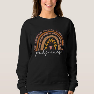 Camiseta Enfermeira Pediátrica PEDS RN Pediatra Leopardo Ch