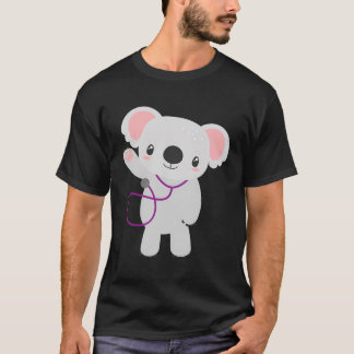 Camiseta Enfermeira pediátrica Rn Koala Bear Médico Pediátr