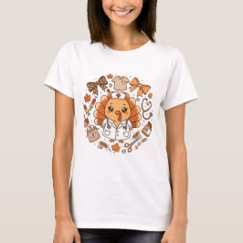 Camiseta Enfermeira Peru Fofa | Equipe Médica de Ação de Gr