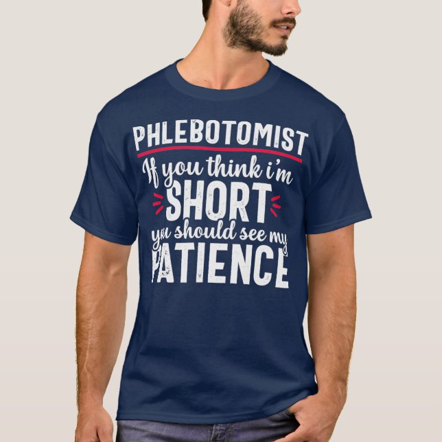 Camiseta Enfermeira Phlebotomista Enfermeira Flebotomista E (Frente)