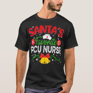 Camiseta Enfermeira PICU favorita papais noeis Enfermeira E