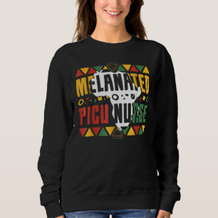 Camiseta Enfermeira PICU Melanizada Mês da História Negra A