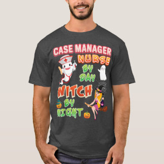 Camiseta Enfermeira por dia da bruxa noturna Hallowede