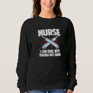Camiseta Enfermeira Posso Lidar Com Trauma Não Drama Enferm