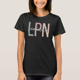 Camiseta Enfermeira Prática Licenciada Boho Lpn Enfermeira