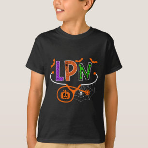 Camiseta Enfermeira Prática Licenciada Do Lpn Halloween Pum