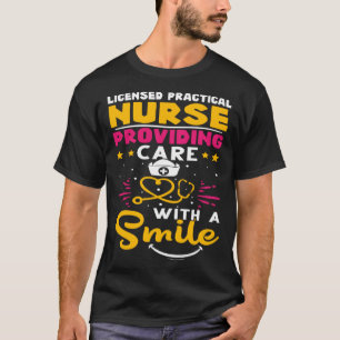 Camiseta Enfermeira Prática Licenciada Prestando assistênci