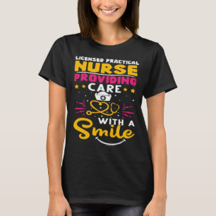 Camiseta Enfermeira Prática Licenciada Prestando Cuidados c