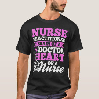 Camiseta Enfermeira Praticante Cérebro De Um Médico Enferma