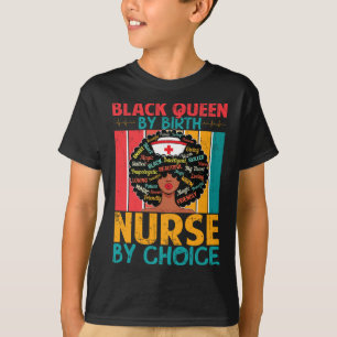 Camiseta Enfermeira Preta Sofisticada E Melanina Deslumbran