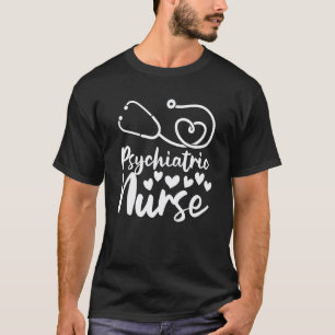 Camiseta Enfermeira Psiquiátrica Cuidadora de Hospital Psíq