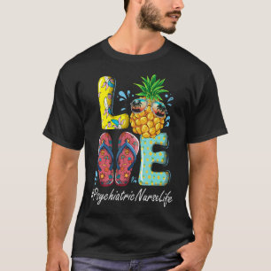 Camiseta Enfermeira psiquiátrica Olá Verão Feliz Dia Passad