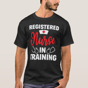 Camiseta Enfermeira Registrada Em Treinamento Presente Para