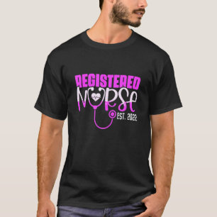 Camiseta Enfermeira Registrada Fofa 2022 Enfermagem Médica