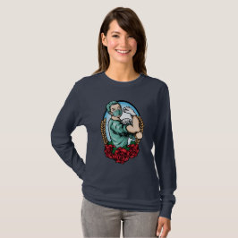 Camiseta Enfermeira Registrada Forte Cuidados Essenciais