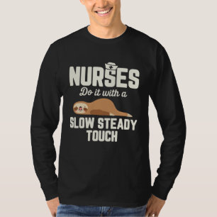 Camiseta Enfermeira Registrada RN Enfermeiras Fazem Com Um