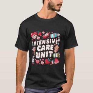 Camiseta Enfermeira Retro de UTI Tech do Dia dos Namorados 