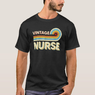 Camiseta Enfermeira Retro Vintage Estetoscópio Médico Douto